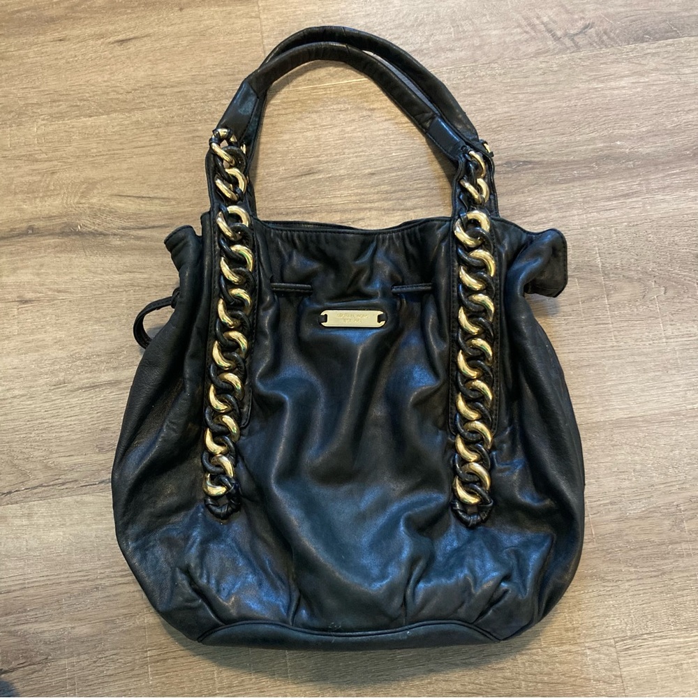 Michael Kors Collection Bag - Runway Limited Edition Lambskin Hobo Bag Euc